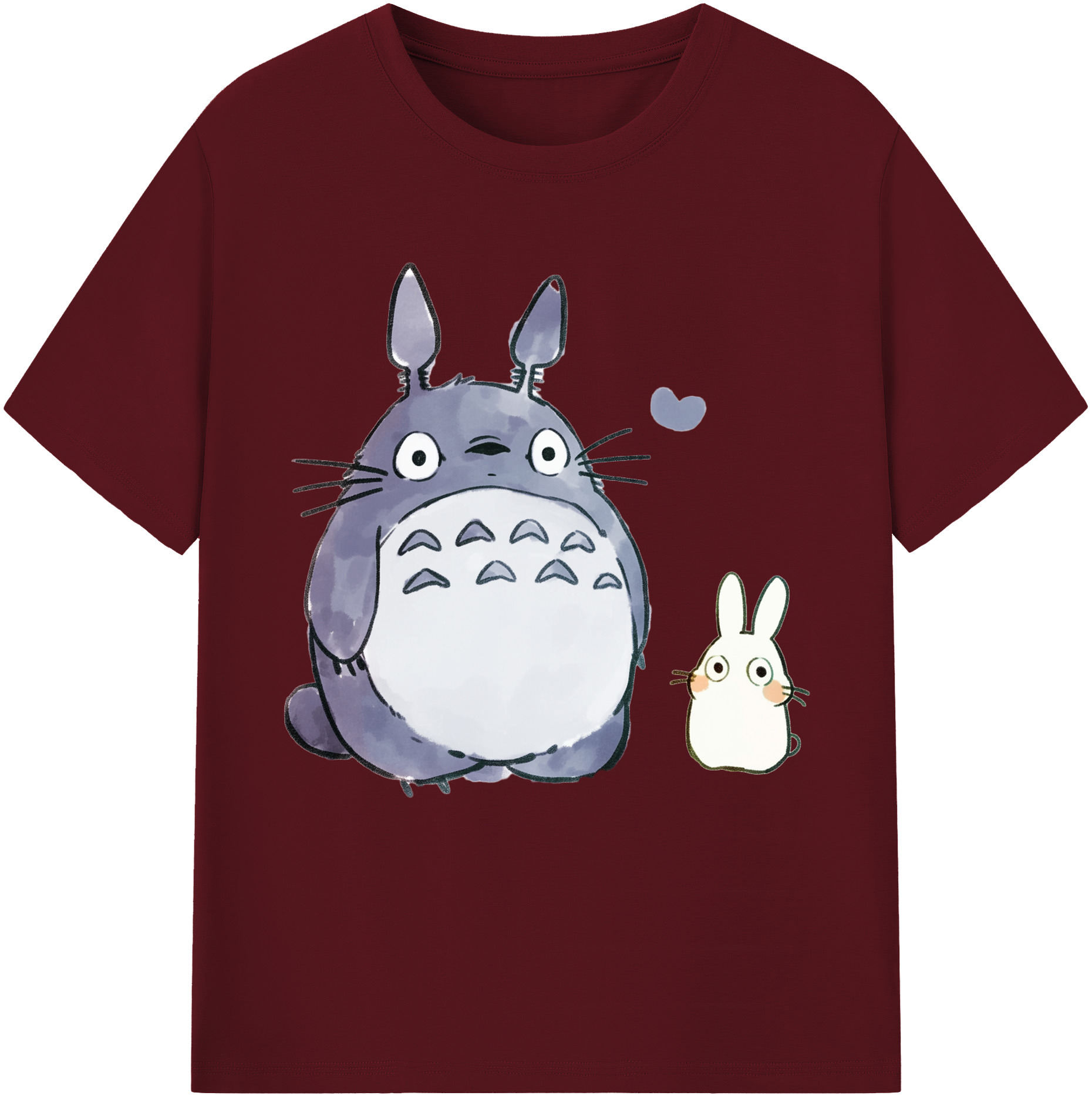 （画像用） となりのトトロ 草壁メイ 草壁サツキ My Neighbor Totoro Satsuki Kusakabe Mei Kusakabe 綿100％半袖Tシャツ（フロントプリント）